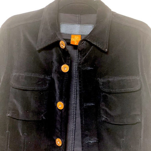 Christopher Blue Black Corduroy Jacket - Picture 2 of 4